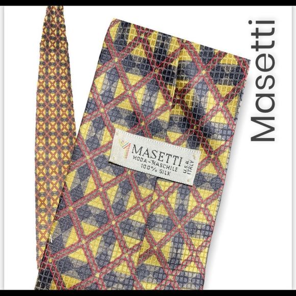 Masetti Moda-Maschile silk necktie - Picture 2 of 2